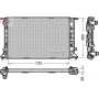 DRM02022 DENSO Радіатор охолодження двигуна