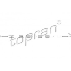 113 434 TOPRAN Трос, Замок дверей