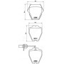 PA-0912AF JAPANPARTS Комплект гальмівних колодок дисковий гальм