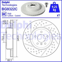 BG9322C DELPHI Гальмівний диск