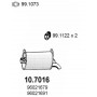 10.7016 ASSO Глушник вихлопних газів кінцевий