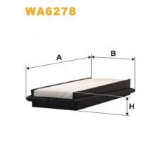 WA6278 WIX FILTERS Повітряний фільтр