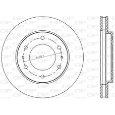 BDA2803.20 OPEN PARTS Гальмівний диск
