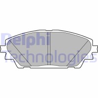 LP2701 DELPHI КомплеК т гальмівних колодок, дискове гальмо