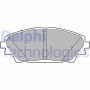LP2701 DELPHI КомплеК т гальмівних колодок, дискове гальмо