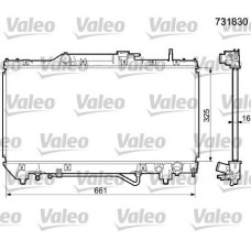 731830 VALEO Радіатор охолодження двигуна