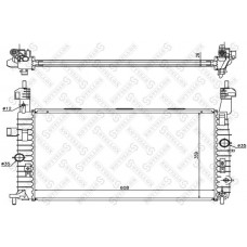 10-25351-SX STELLOX Радіатор охолодження двигуна