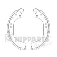 J3502005 NIPPARTS Комплект гальмівних колодок