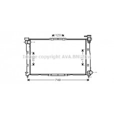 KA2039 AVA QUALITY COOLING Радіатор охолодження двигуна