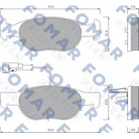 FO 624381 FOMAR Friction Комплект гальмівних колодок дисковий гальм