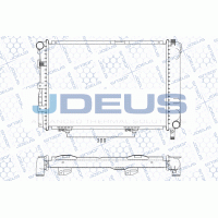 M-0170080 JDEUS Радіатор охолодження двигуна