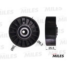AG03083 MILES натяжний ролик, Поліклиновий ремінь