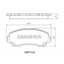 DBP3144 DANAHER Комплект гальмівних колодок дисковий гальм