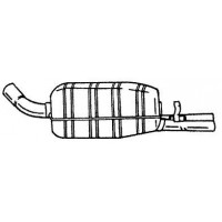 40662 SIGAM Глушник вихлопних газів кінцевий
