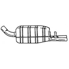 40662 SIGAM Глушник вихлопних газів кінцевий