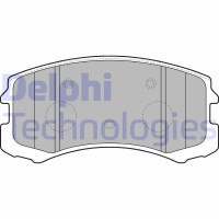 LP1901 DELPHI Комплект гальмівних колодок дисковий гальм