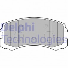 LP1901 DELPHI Комплект гальмівних колодок дисковий гальм