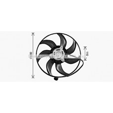 RT7675 AVA QUALITY COOLING Вентилятор охолодження двигуна