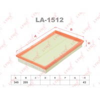 LA-1512 LYNXauto Повітряний фільтр