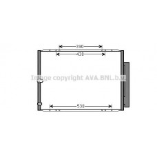 TO5568D AVA QUALITY COOLING Конденсатор кондиціонера