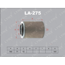 LA-275 LYNXauto Повітряний фільтр