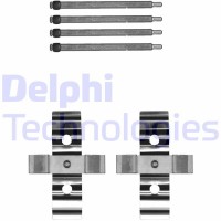 LX0702 DELPHI Комплектуючі колодки дискового гальма