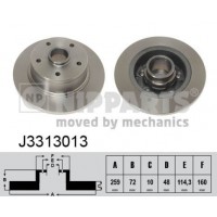 J3313013 NIPPARTS Гальмівний диск