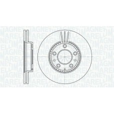 361302040440 MAGNETI MARELLI Гальмівний диск