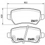 P 59 038X BREMBO Комплект гальмівних колодок дисковий гальм