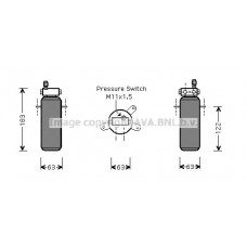 RTD288 AVA QUALITY COOLING Осушувач кондиціонера