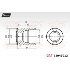72943013 MAXTECH Поршень корпус скоби гальма