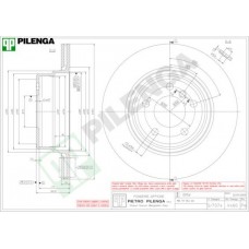 V460 PILENGA Гальмівний диск