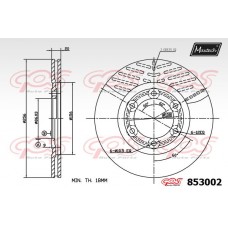 853002 MAXTECH Гальмівний диск