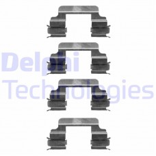 LX0363 DELPHI Комплектуючі колодки дискового гальма