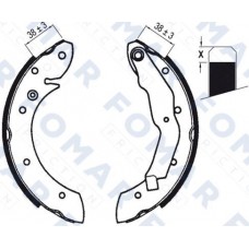 FO 0579 FOMAR Friction Комплект гальмівних колодок