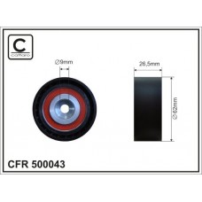 500043 CAFFARO Натяжний ролик ремінь ГРМ