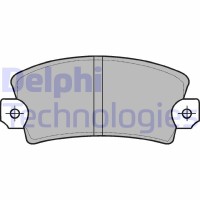 LP56 DELPHI Комплект гальмівних колодок дисковий гальм