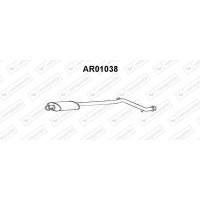 AR01038 VENEPORTE Середній глушник вихлопних газів