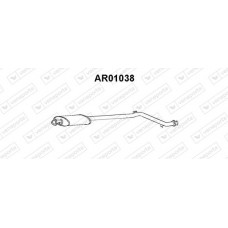 AR01038 VENEPORTE Середній глушник вихлопних газів