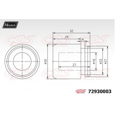 72930003 MAXTECH Поршень корпус скоби гальма