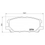 P 83 067 BREMBO Комплект гальмівних колодок дисковий гальм