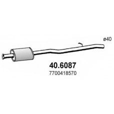 40.6087 ASSO Середній глушник вихлопних газів