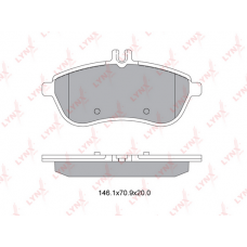 BD-5318 LYNXauto Комплект гальмівних колодок дисковий гальм