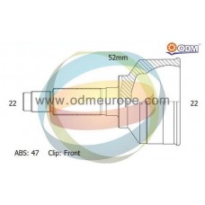 12-001910 Multiparts Шарнирный комплект, Привідний вал