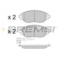 BP3474 BREMSI Комплект гальмівних колодок дисковий гальм