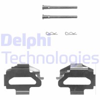 LX0150 DELPHI Комплектуючі колодки дискового гальма