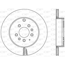 BDR2580.20 OPEN PARTS Гальмівний диск