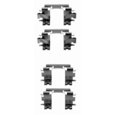 8DZ 355 202-831 HELLA Комплектуючі колодки дискового гальма