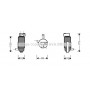PED059 AVA QUALITY COOLING Осушувач кондиціонера