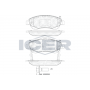 181887 ICER Комплект гальмівних колодок дисковий гальм